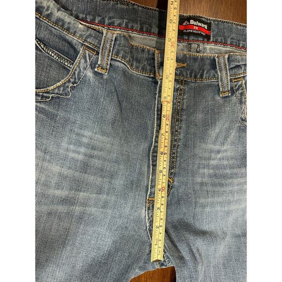 Bulwark FR Boot Cut Jeans Men 38x32 Workwear Flame Resistant CAT2 Cowboy Western - Picture 7 of 13